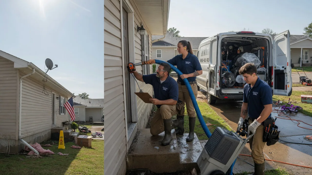 Ceiling Water Damage Restoration in Malta, IL near me